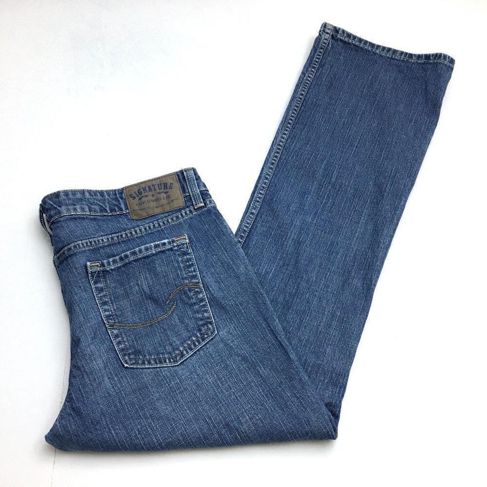 Levi's Signature Jeans Slim Boot Cut Low Rise size Juniors 13 length 31"